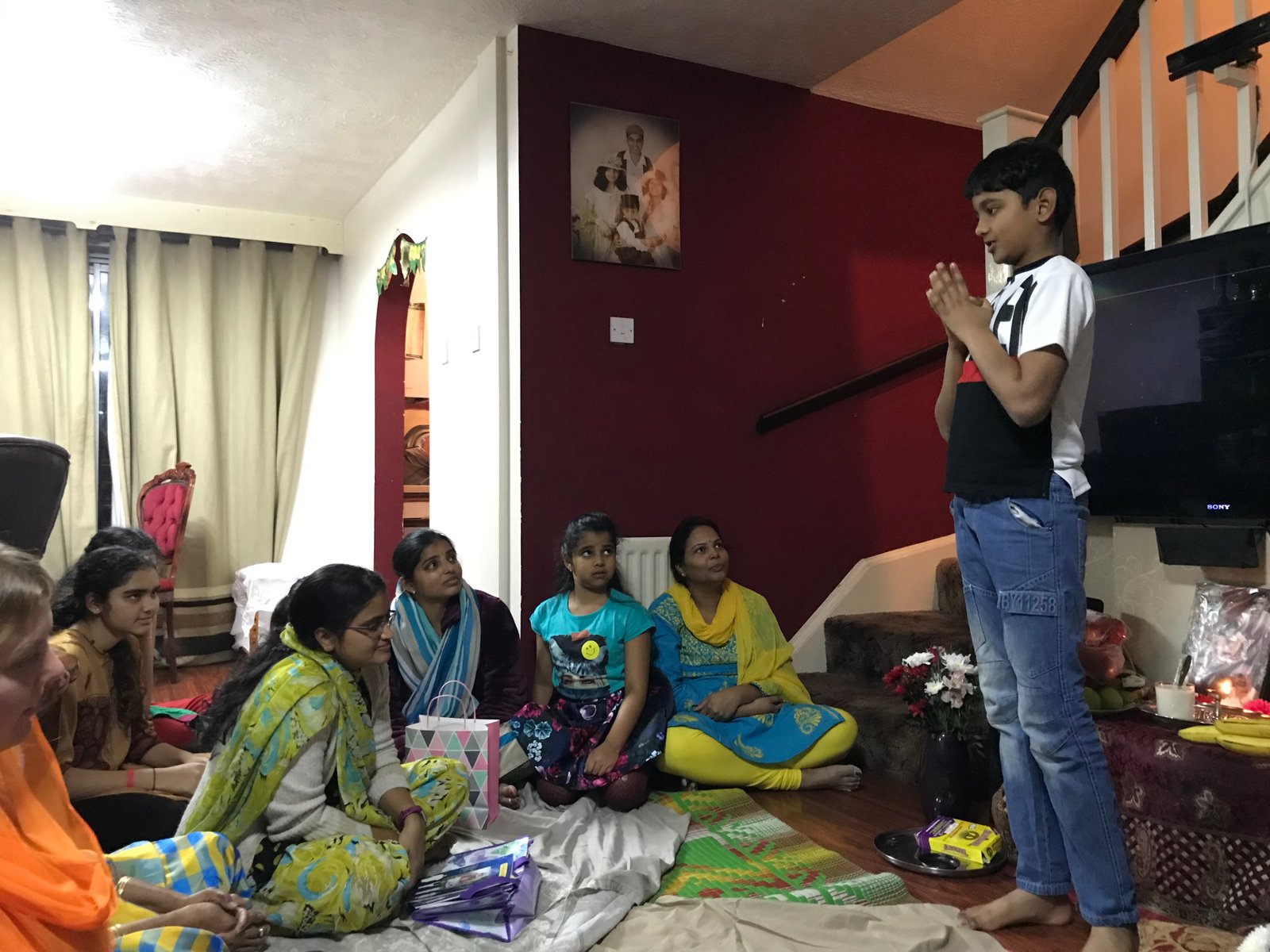 London Aaradhana at Mrs.Gubbala Bagyalakshmi's house on 1st Dec 2018