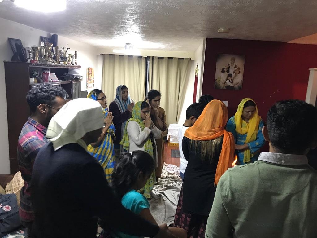 London Aaradhana at Mrs.Gubbala Bagyalakshmi's house on 1st Dec 2018