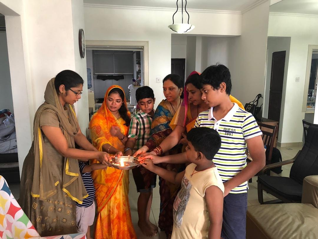 Malaysia – Monthly Aaradhana at Mr.Srinivas and Mrs.Sowjanya on 27th April
