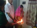 ఆరాధన కార్యక్రమాలు పాకలపటి సరస్వతి గారీ ఇంటిలో  విజయనగరం శాఖ