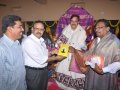 Presentation of book by SR Bhallam to Dr. Derakonda Srihari & Dr M.Laxminarayana Deans of University.