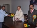 Greeting Sathguru Sri Dr. Umar Alisha garu Chief of Sri Viswa Viznana Vidhya Adhyatmika Peetham, Pithapuram and Mr. Pilli Thirupathirao Chairman of Mother India International.