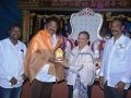 Sathguru presenting Memento to Mr. Karumuri Venkata Nageswarao