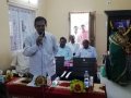ప్రసంగింస్తున్న  సభాధ్యక్షులు,విశిష్ట అతిధి, మరియు వ్యాఖ్యాత శ్రీ దాయన సురేష్ చంద్రజి గారు