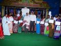 Sathuguru presented course complition of Sewing machine training center