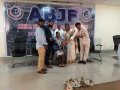 ది. 20 అక్టోబర్ 2019 ఆదివారం గుంటూరు ఆచార్య నాగార్జున యూనివర్సిటీ లో అఖిల భారత జర్నలిస్ట్ ఫెడరేషన్ ఆధ్వర్యం లో జరిగిన సమావేశం లో డాక్టర్ ఉమర్ అలీషా సద్గురువర్యులను సత్కరించినారు