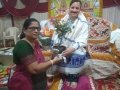 కార్యకర్తలకు మొక్కలు పంపిణీ చేస్తున్న పీఠాధిపతి డా.ఉమర్ అలీషా స్వామి