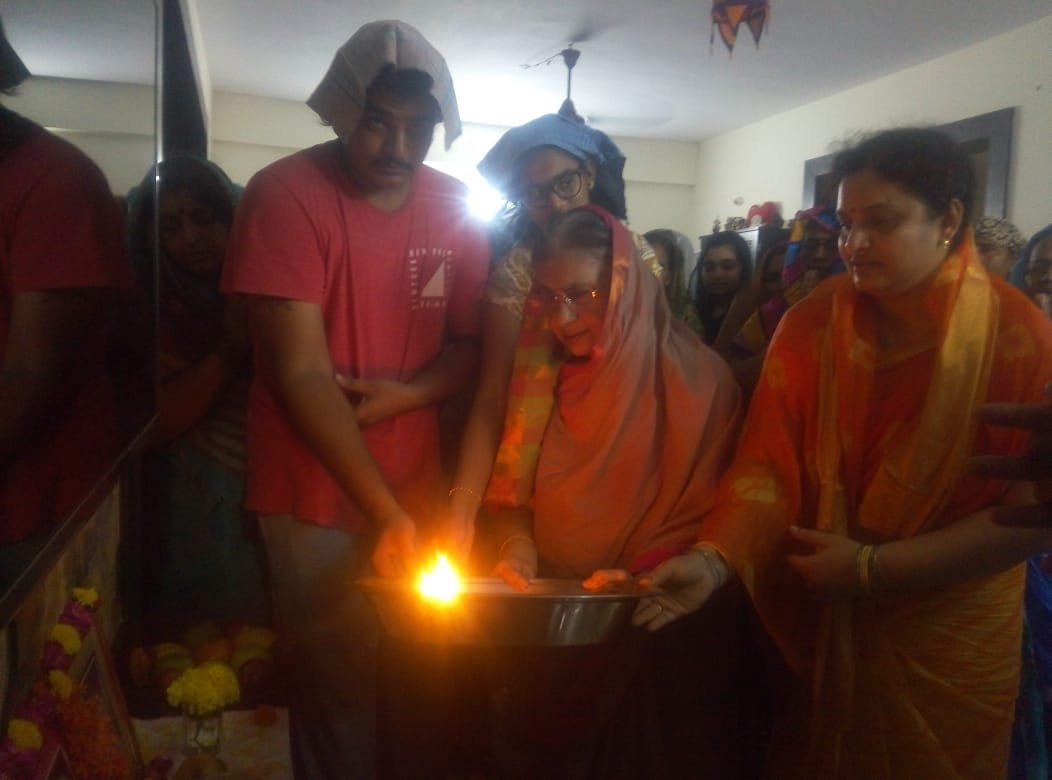 Aaradhana in Yendada Visakhapatnam at D.Aruna gari Home