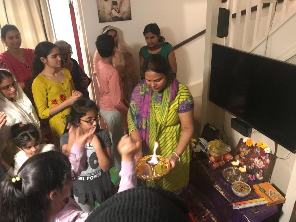 London Aaradhana at Mrs.Gubbala Baghyalakshmi's house on 16th Nov 2019