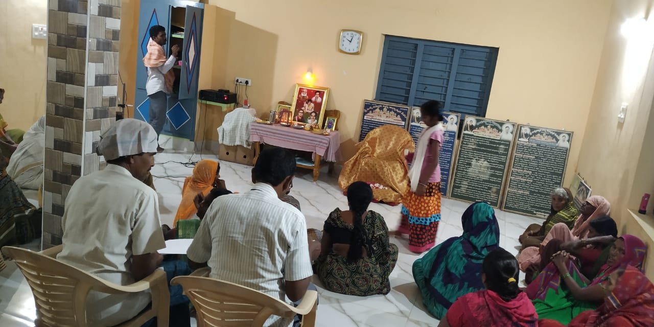 5th March 2020  Weekly Aaradhana at Jagannadhapuram ,Kotananduru Mandal,E.G.Dt