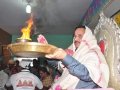 Dr. Umar Alisha offering Harathi on 20th Jul 2015, 7th day of Godavari Pushkaralu at Rajahmundry Ashram