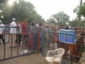 Volunteer providing information at Gowthami ghat , Rajahmundry on 20th Jul 2015, 7th day of Godavari Pushkaralu
