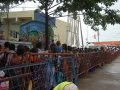 Devotees queued outside Rajahmundry Ashram on 20th Jul 2015, 7th day of Godavari Pushkaralu