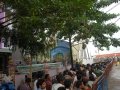 Devotees queued outside Rajahmundry Ashram on 20th Jul 2015, 7th day of Godavari Pushkaralu
