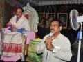 Dr.P. Narayana, honorable minister of Municipal Administration & Urban Development,Urban Water Supply and Urban Planning, Andhra Pradesh addressing members of Sri Viswa Viznana Vidya Aadhyatmika Peetham on 10th day of Godavari Pushkaralu Sabha at Rajahmundry Ashram