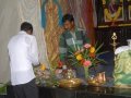 Volunteers helping with decoration in preparation of 12th day of Godavari Pushkaralu at Rajahmundry Ashram on 24 Jul 2015,