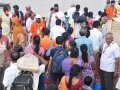 Volunteer providing guidance on 24 Jul 2015, 11th day of Godavari Pushkaralu at Gowthami ghat