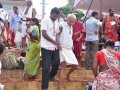 Volunteer assisting elderly on 24 Jul 2015, 11th day of Godavari Pushkaralu at Gowthami ghat