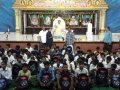 ​Distribution of school bags by peethadipathi Dr.Umar Alisha sathguruvaryulu to 125 students of R.R.BH,R BC boys hostel pithapuram