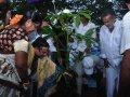 Guests planting at the event of Kavisekhara  Dr.Umar Alisha  Statue unveiling at Boats Club, Kakinada