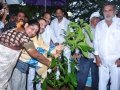 Guests planting at the event of Kavisekhara  Dr.Umar Alisha  Statue unveiling at Boats Club, Kakinada