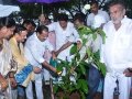 Guests planting at the event of Kavisekhara  Dr.Umar Alisha  Statue unveiling at Boats Club, Kakinada