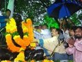 Guests attended on the occassion of unveiling statues of Kavisekhara  Dr.Umar Alisha and Kavayitri Molla at Boats Club, Kakinada