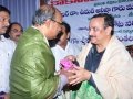 Guests attended on the occassion of unveiling statue of Kavisekhara  Dr.Umar Alisha at Boats Club, Kakinada