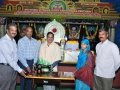 Distribution of sewing machine to Ms.Amina sulthana.  VSS. KUMAR J.N.T.U wise chancellor, Dr.Padmaraju