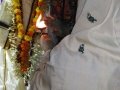 Sathguru Dr.Umar Alisha offering Harathi in Sai temple in  Karthika Masam Tour - Gummuluru, West Godavari District, AP