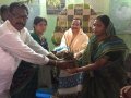 Sathguru Dr.Umar Alisha distrubuting saplings in Karthika Masam Tour - Dandagarra, West Godavari District, AP