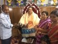 Felicitating Sathguru Dr.Umar Alisha  in Karthika Masam Tour - Kapavaram, West Godavari District, AP