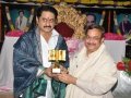 Sathguru Dr.Umar Alisha presenting memento to Telugu Film actor Suman