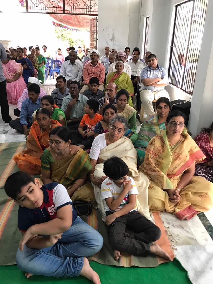 Disciples attended at Vizianagaram  Sabha in Vysakhamasam 2017 tour