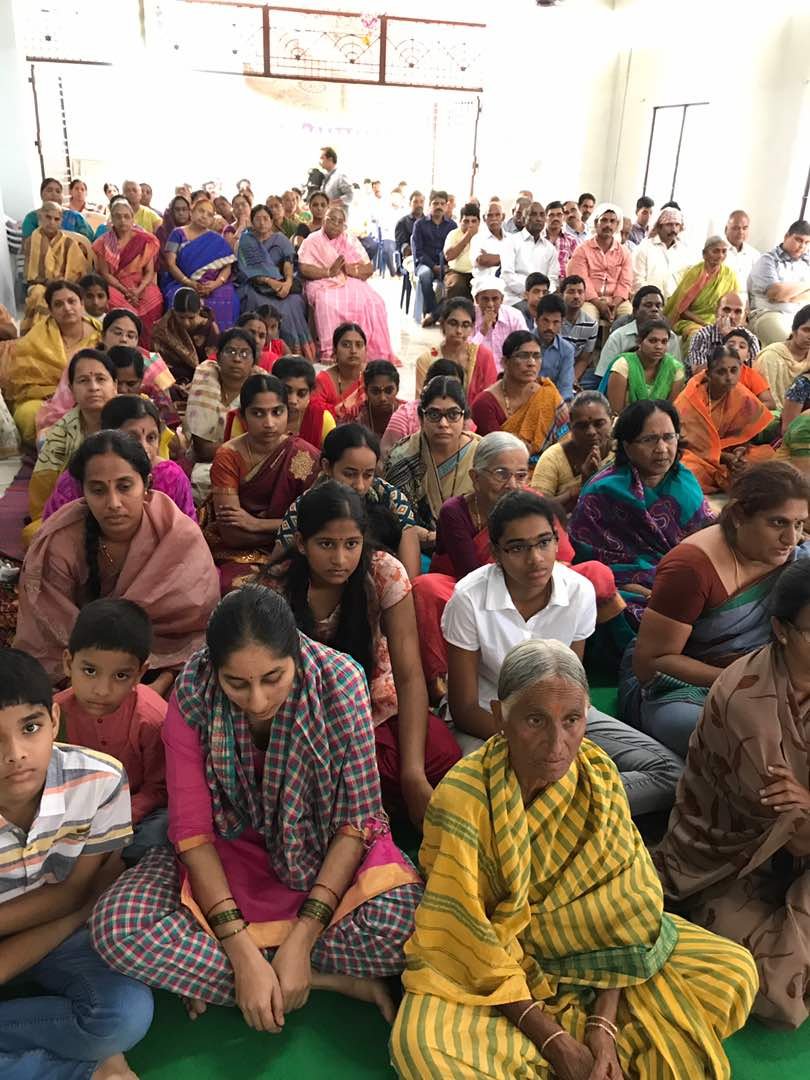 Disciples attended at Nagulapalli Sabha in Vysakhamasam 2017 tour
