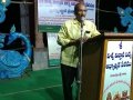 Speech by Sri Viswa Viznana Vidhya Aadhyatmkia Peetham member Sri. Peruri Suri Babu
