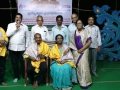 Saraswathi Peetham sponsors have felicitated Sri Viswa Viznana Vidhya Aadhyatmkia Peetham members Sri Peruri Surubabu and Smt.Peruri Komali
