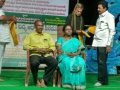 Saraswathi Peetham sponsors have felicitated Sri Viswa Viznana Vidhya Aadhyatmkia Peetham members Sri Peruri Surubabu and Smt.Peruri Komali