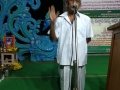 Speech by Sri Viswa Viznana Vidhya Aadhyatmkia Peetham member