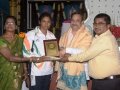 Presenting Memento to Under 20 Boxing Champaign
