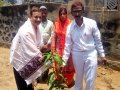 Sathguru Dr.Umar Alisha has planting saplings at Kannapuram Ashram  on the occasion of Vysakhamasam