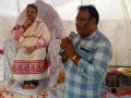 Sri Aaravapalli Ramu, MPDO Kovvuru delivering speech at Madhuru Ashram  on the occasion of Vysakhamasam